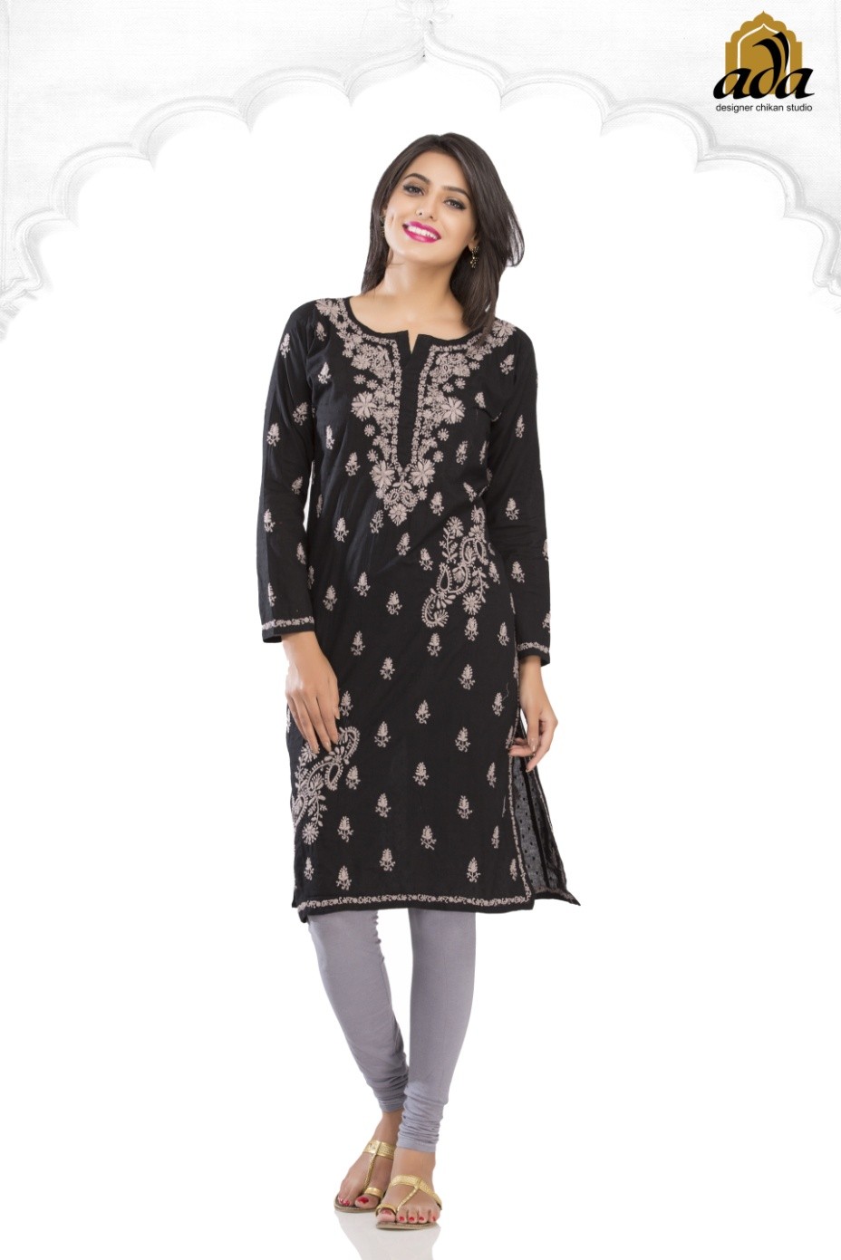 Set your own unique trend with Ada’s Chikan Kurtis