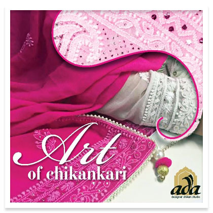  It is one of the most renowned showrooms in Lucknow that offer an exclusive range of Chikankari embroidered work is ADA Designer Chikan Studio