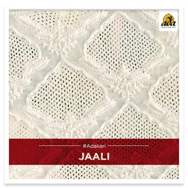 Jaali work in Lucknow Chikan craft, showcased by ADA Chikan