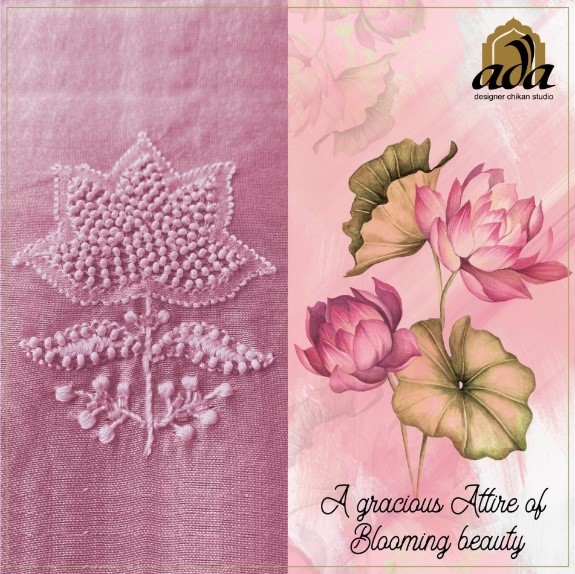 An exquisite floral design of natural motifs for your blooming presence