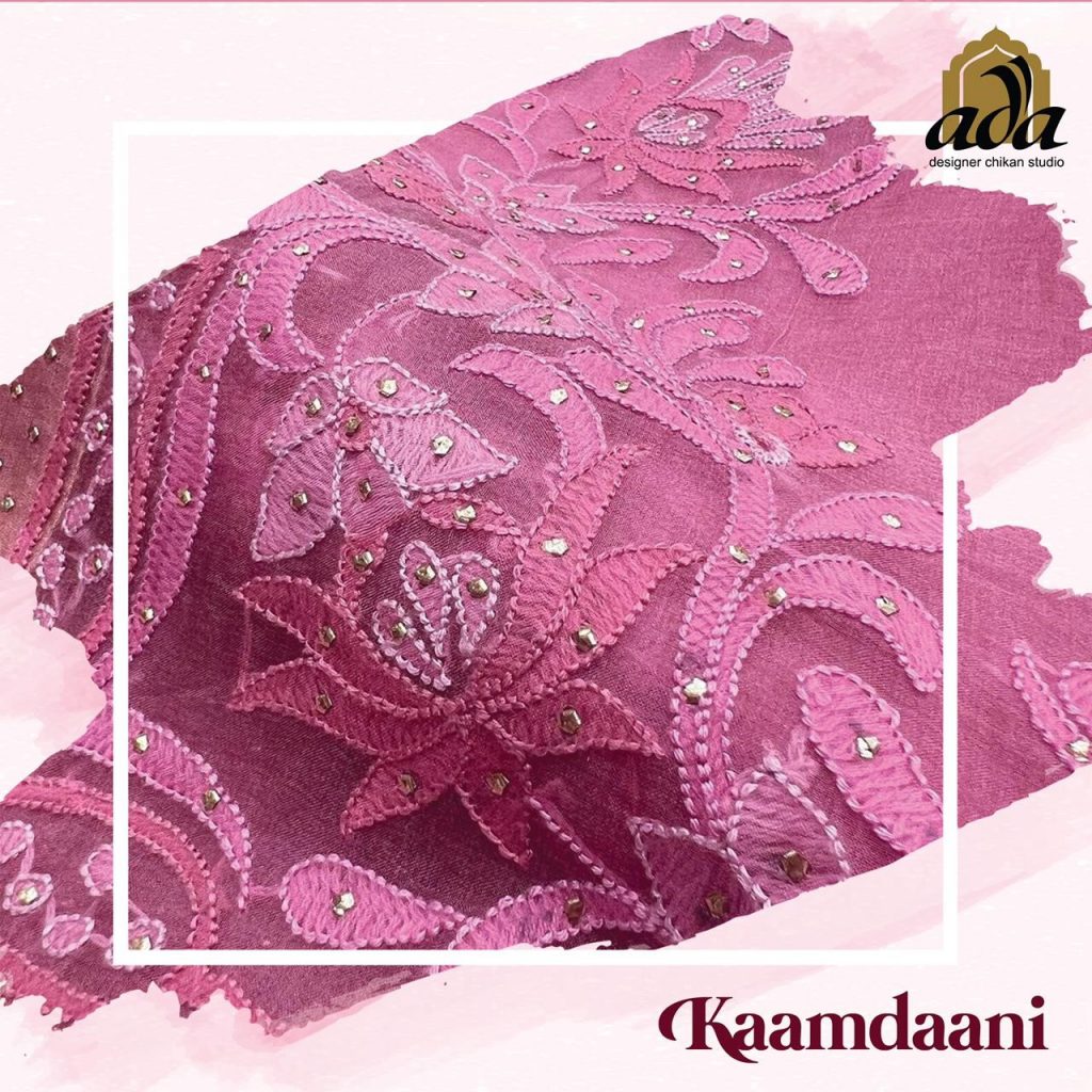 This gleaming embroidery, also known as Kamdani or Fardi ka kaam, was a part of the illustrious Lucknowi history and culture. 
