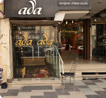 Our store ADA DESIGNER CHIKAN STUDIO IN LUCKNOW HAZRATGANJ STREET NEAR CENTRAL BANK OF INDIA click here to view store address 