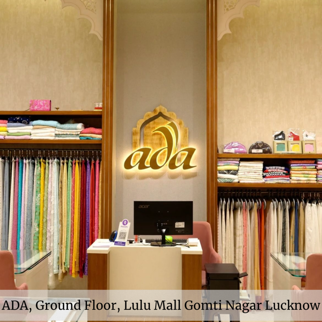 Ada Designer Chikan Studio is a handicraft brand that offers kurtas, sarees, suits and more.