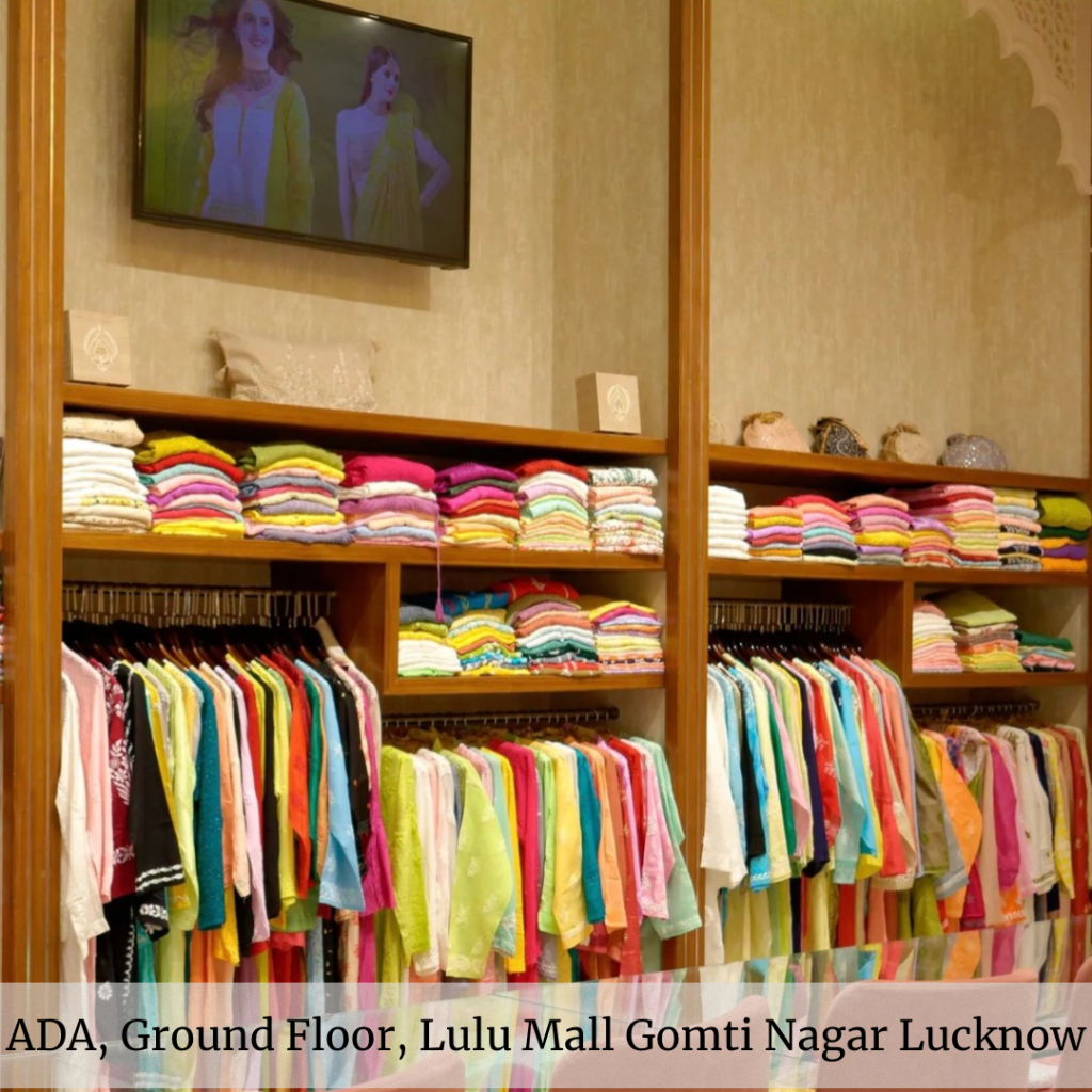 Elevate your clothing with Ada Designer Chikan Studio at Lulu Mall, Lucknow
