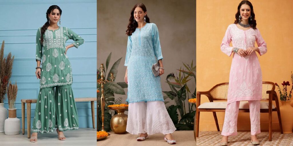 The Wedding Guest Edit: Classy Chikankari Kurta Sets for Every Function