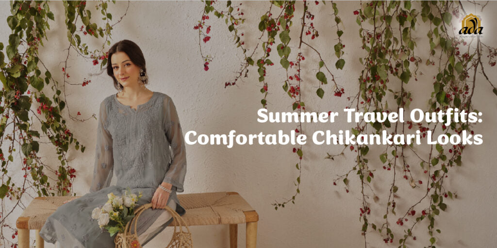 Summer Travel Outfits: Comfortable Chikankari Looks