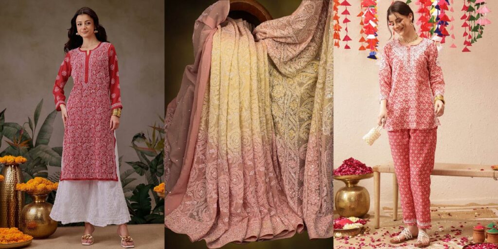 Karwa Chauth 2025 Style Guide: Elegant Chikankari Looks for Moonlit Rituals