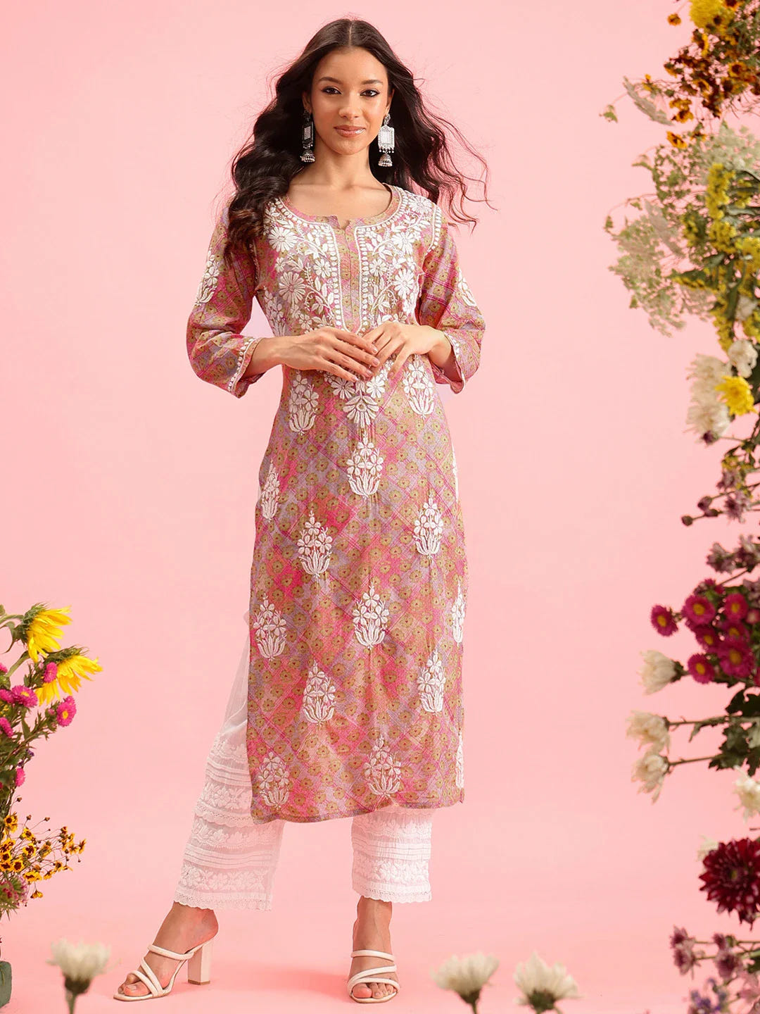 Top 5 Chikankari Printed Kurti