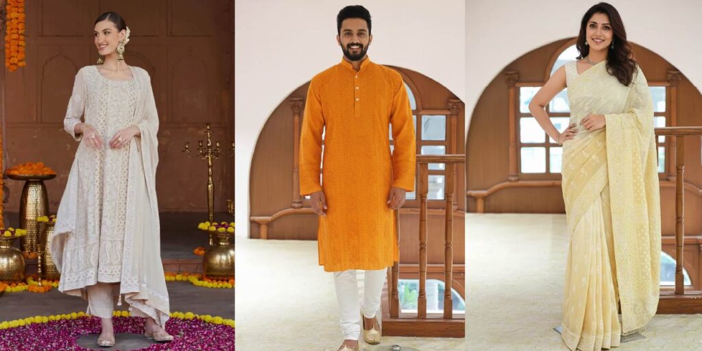 Best Outfits for Winter Weddings 2025 – Chikankari Edition