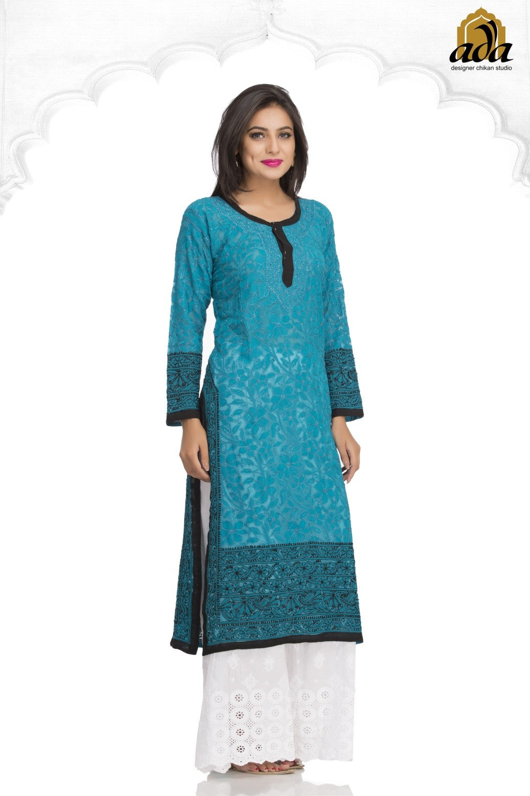 Set your own unique trend with Ada’s Chikan Kurtis