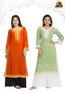 Comfort and Style come together with Cotton Chikankari Palazzos - ADA Chikan Blog