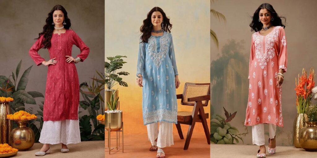 Diwali Outfit Ideas: How to Style Your Chikankari Kurti for the Festival of Lights