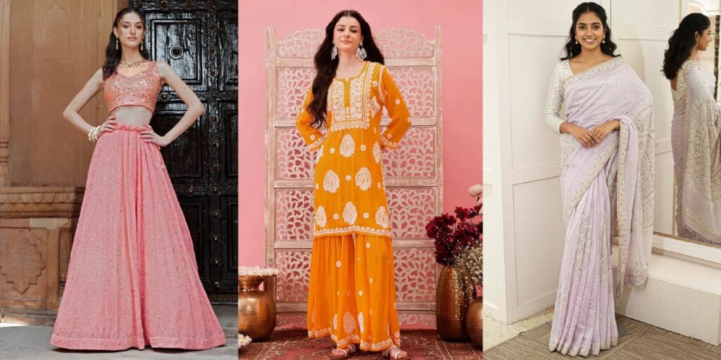 Ada’s Chikankari Magic: Elegant Bridal Looks for the Winter Wedding Season