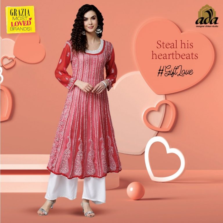 Let Chikankari Be Your Perfect Companion this Valentine’s Day