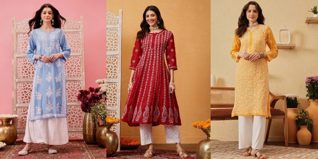 7 Must-Have Chikankari Kurtas for Your Spring Wardrobe