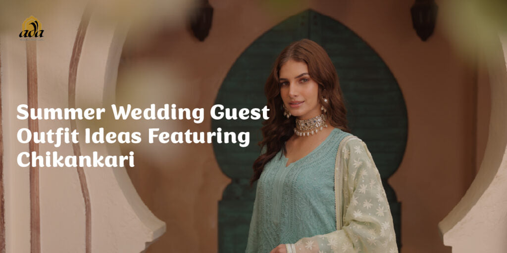 Summer Wedding Guest Outfit Ideas Featuring Chikankari