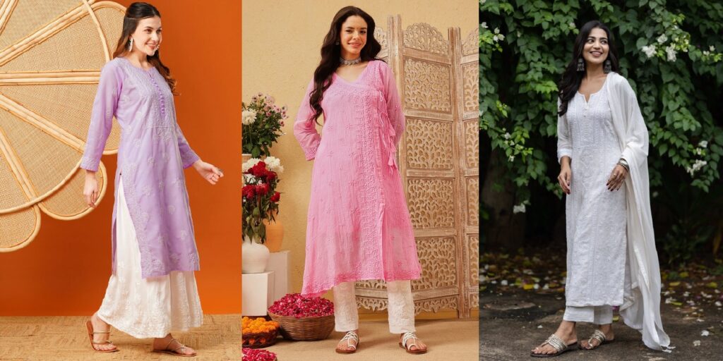8 Elegant Chikankari Dresses Perfect for Spring Brunches