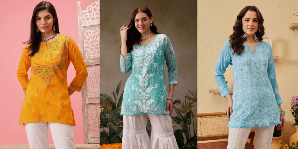 Cotton vs Georgette Chikankari: Which Fabric Is Best for Summer? – Ada ...