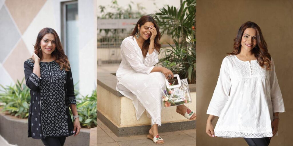 Pretty in Chikan: Ada x Influencer Styling Campaign with Tanvi Thakkar