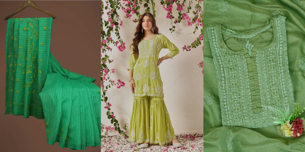 Dress Up for Hariyali Teej 2025 with Ada Chikankari: Rituals, Trends & Styling Tips