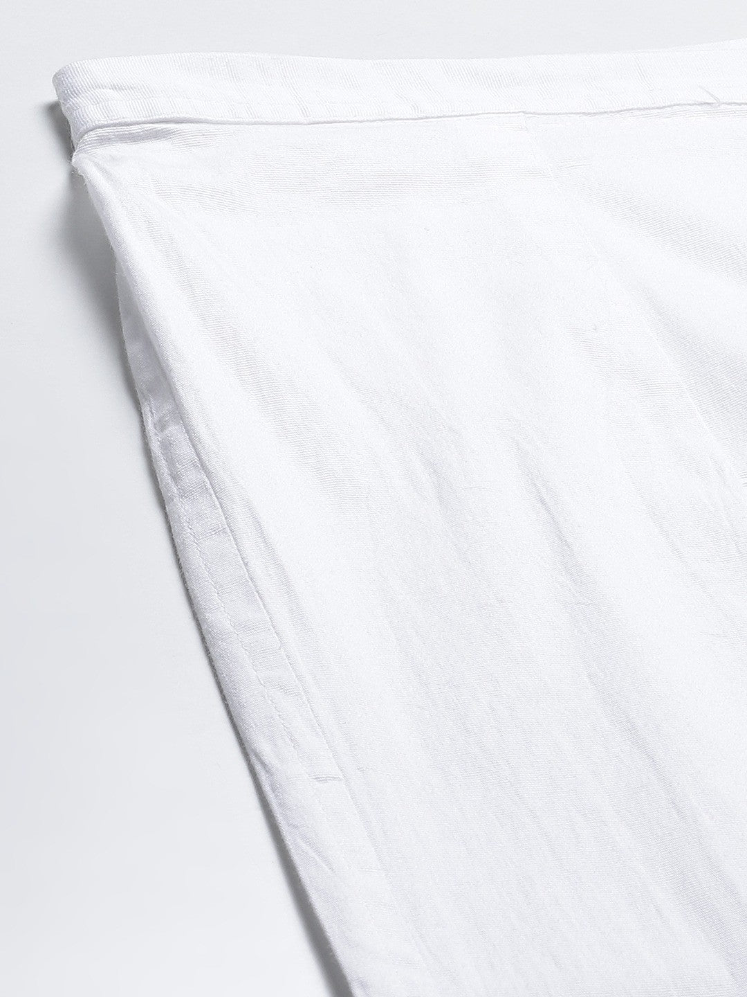 Ada Hand Embroidered White Cotton Lucknowi Chikankari Trouser A711138