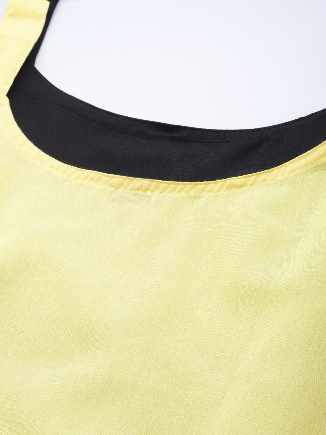 Ada Lemon and Black Cotton Short Slips Combo of 2 A313066.