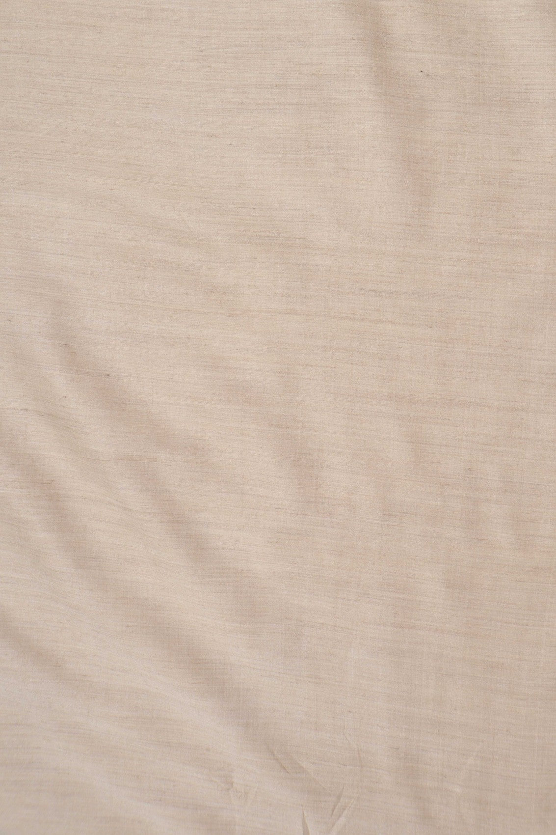 Ada Hand Embroidered Natural Fawn Silk Lucknowi Chikankari Men's Kurta Piece 01A215562