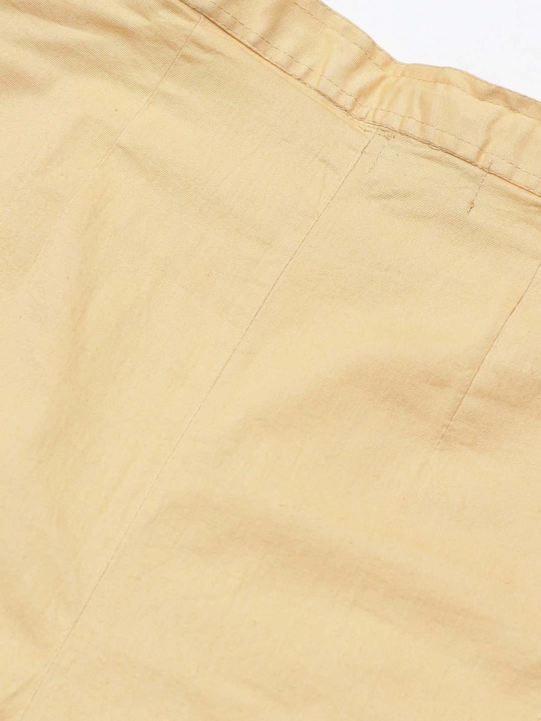 Ada Hand Embroidered Fawn Cotton Lucknowi Chikankari Trouser A359424