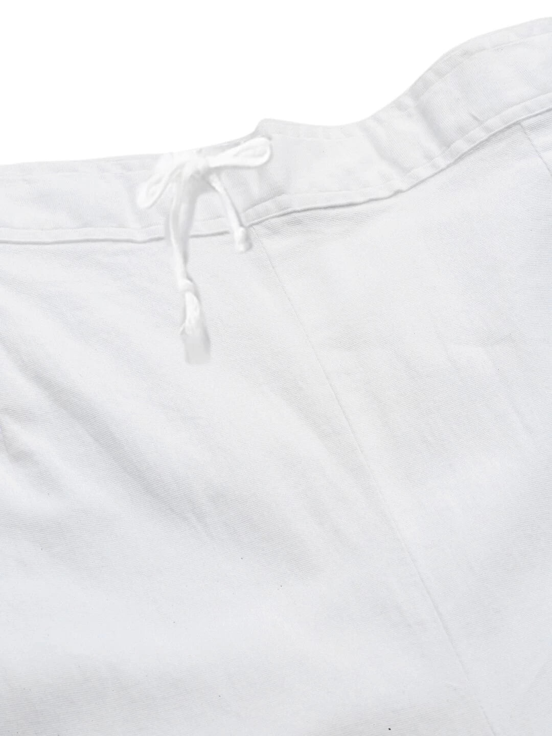 Ada Hand Embroidered White Cotton Lucknowi Chikankari Trouser A711113