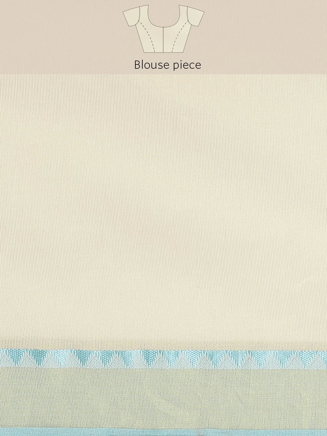 Ada Hand Embroidered Fawn Kota Lucknow Chikankari Saree With Blouse A311262