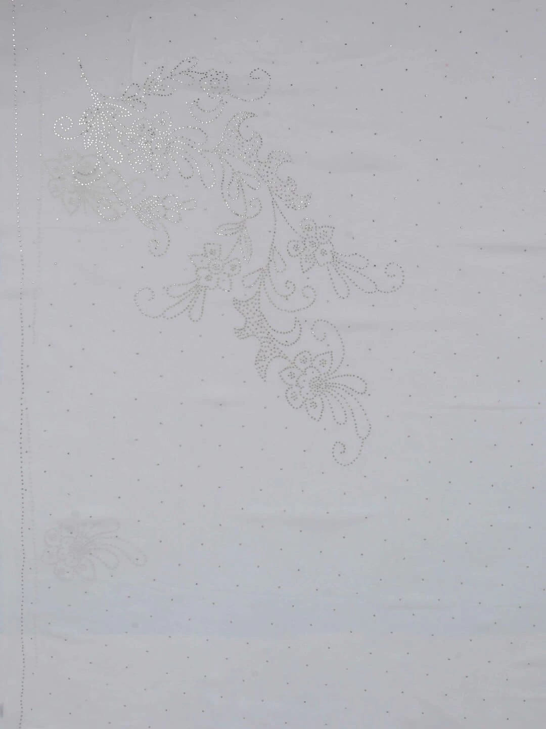 Ada Hand Embroidered White Georgette Lucknowi Chikankari Saree/Blouse With Muqaish Work 01A243696