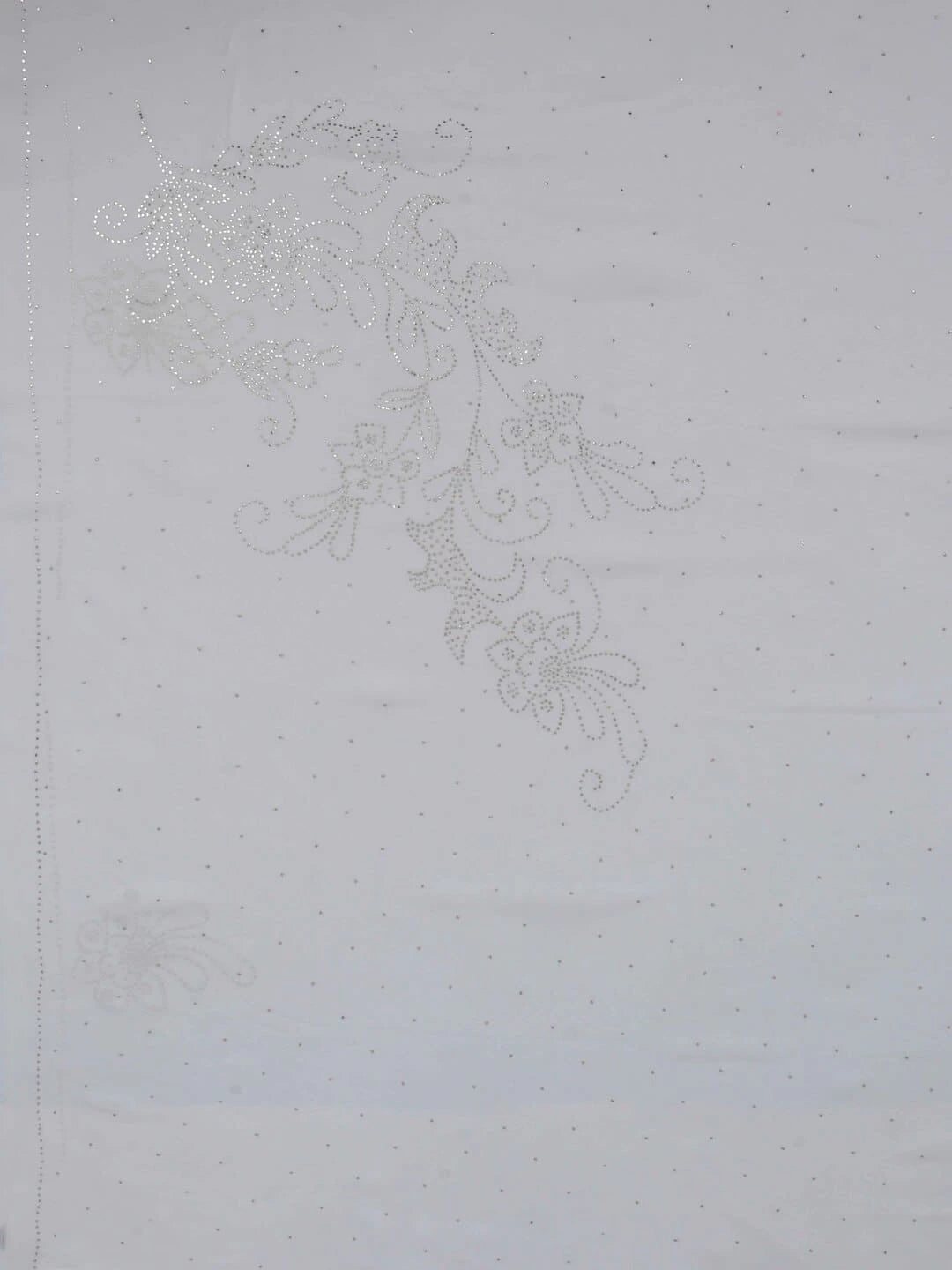 Ada Hand Embroidered White Georgette Lucknowi Chikankari Saree/Blouse With Muqaish Work 01A243696