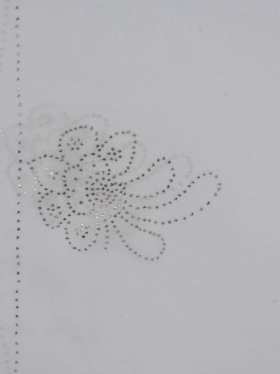 Ada Hand Embroidered White Georgette Lucknowi Chikankari Saree/Blouse With Muqaish Work 01A243696