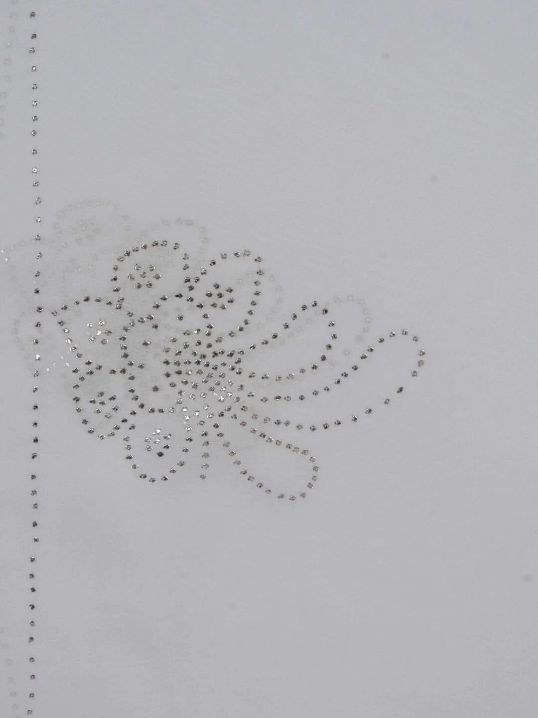 Ada Hand Embroidered White Georgette Lucknowi Chikankari Saree/Blouse With Muqaish Work 01A243696
