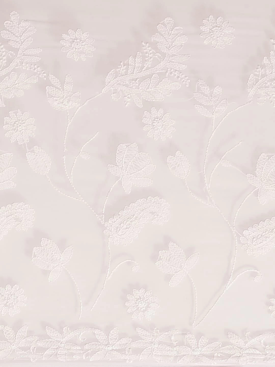 Ada Hand Embroidered Pink Georgette Lucknowi Chikankari Saree With Blouse A130086