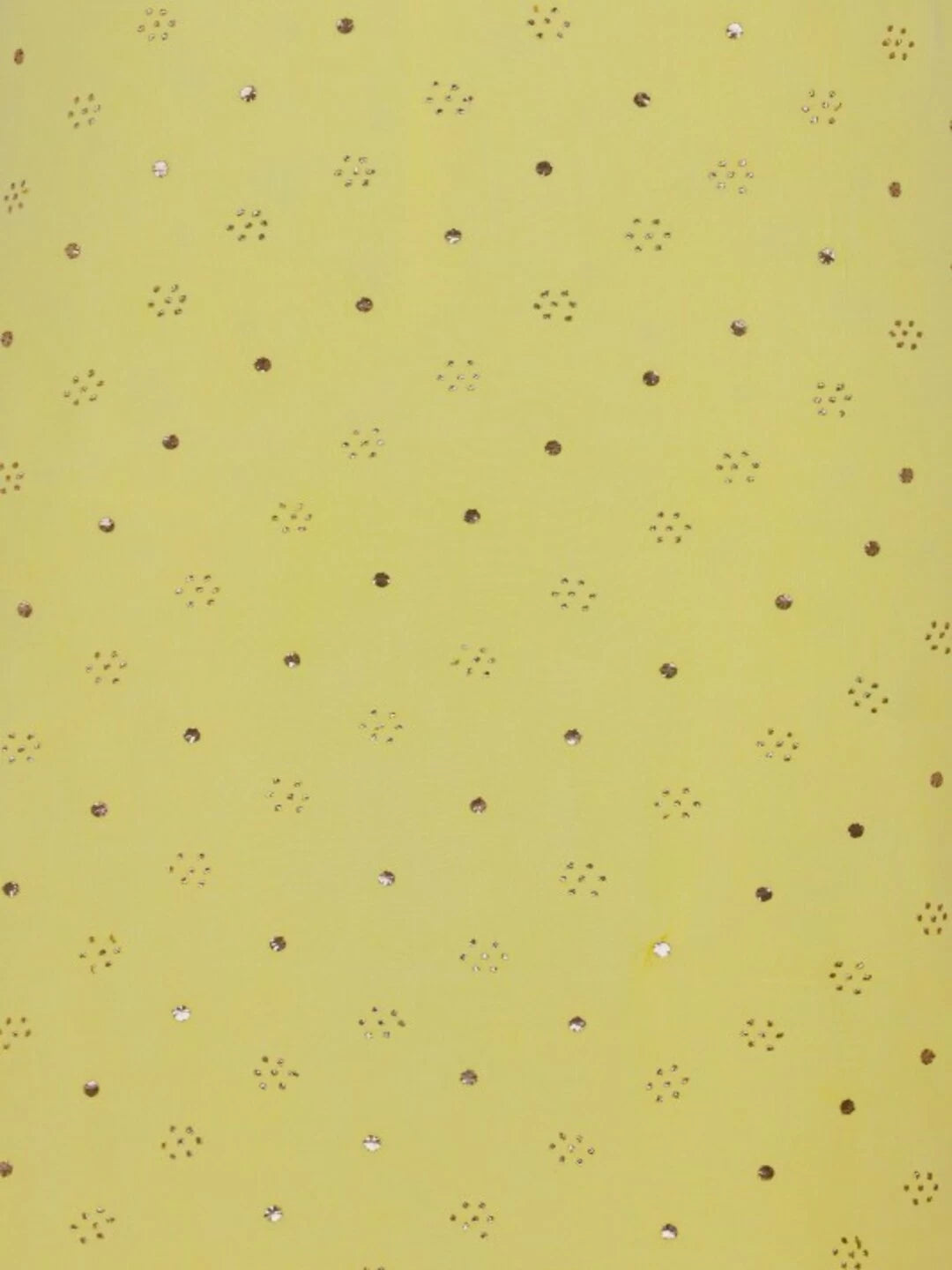 Ada Hand Embroidered Lemon Georgette Lucknowi Chikankari Unstitched Kurta Piece With Muqaish Work A321169