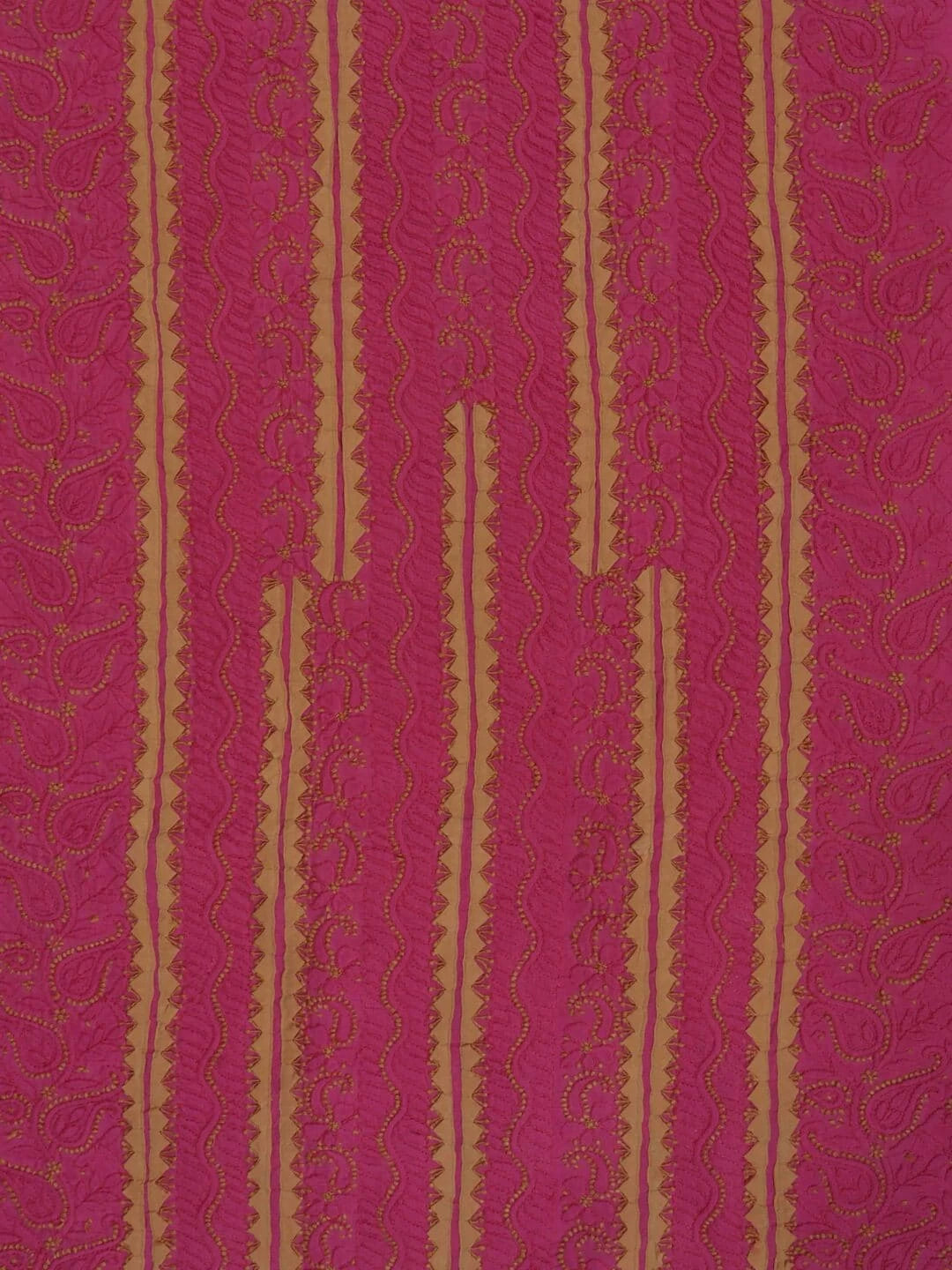 Ada Hand Embroidered Pink Cotton Lucknowi Chikankari Unstitched Suit Piece 01A106208
