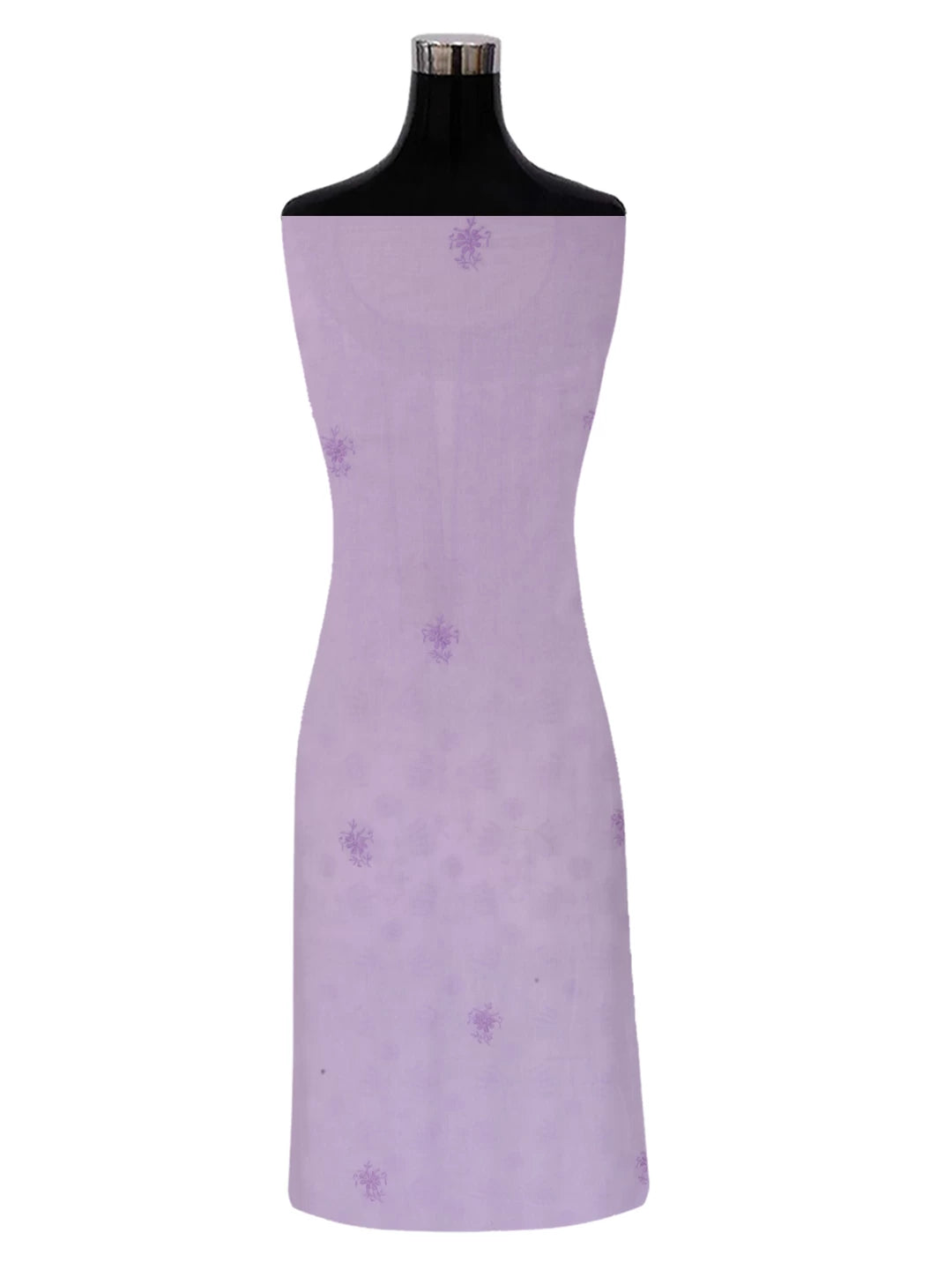 Ada Hand Embroidered Lavender Mulmul Lucknowi Chikankari Unstitched Suit Piece 01A376753