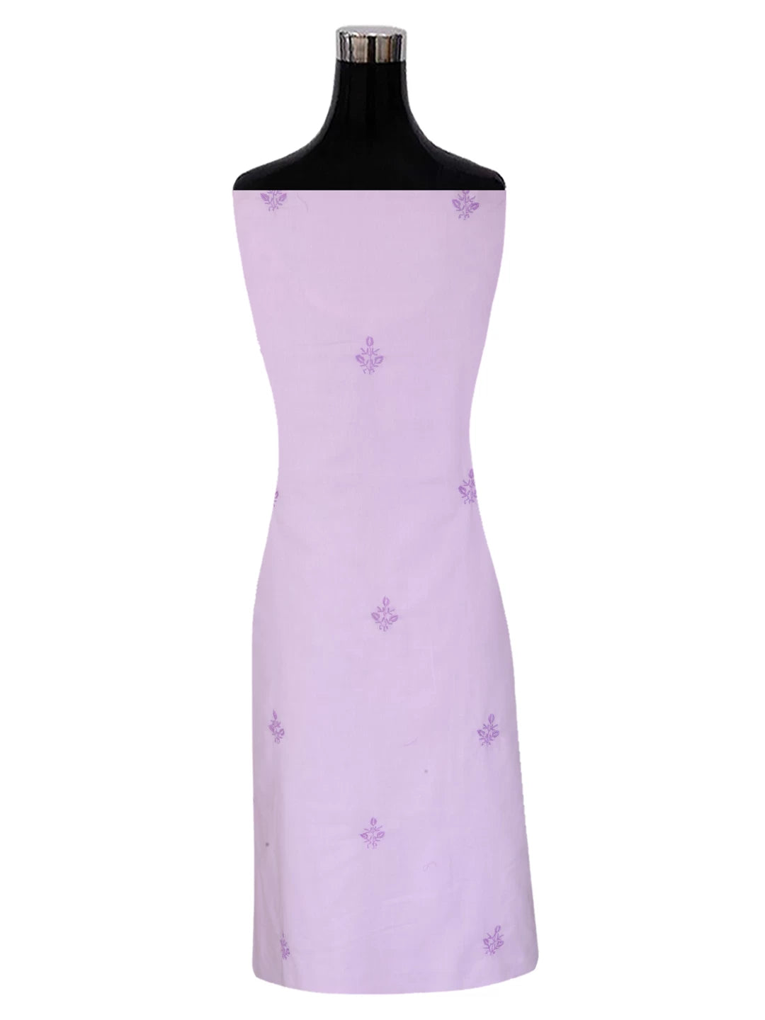 Ada Hand Embroidered Lavender Mulmul Lucknowi Chikankari Unstitched Suit Piece 01A376752