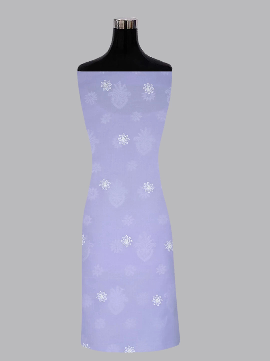 Ada Hand Embroidered Mauve Cotton Lucknowi Chikankari Unstitched Suit Piece A211282