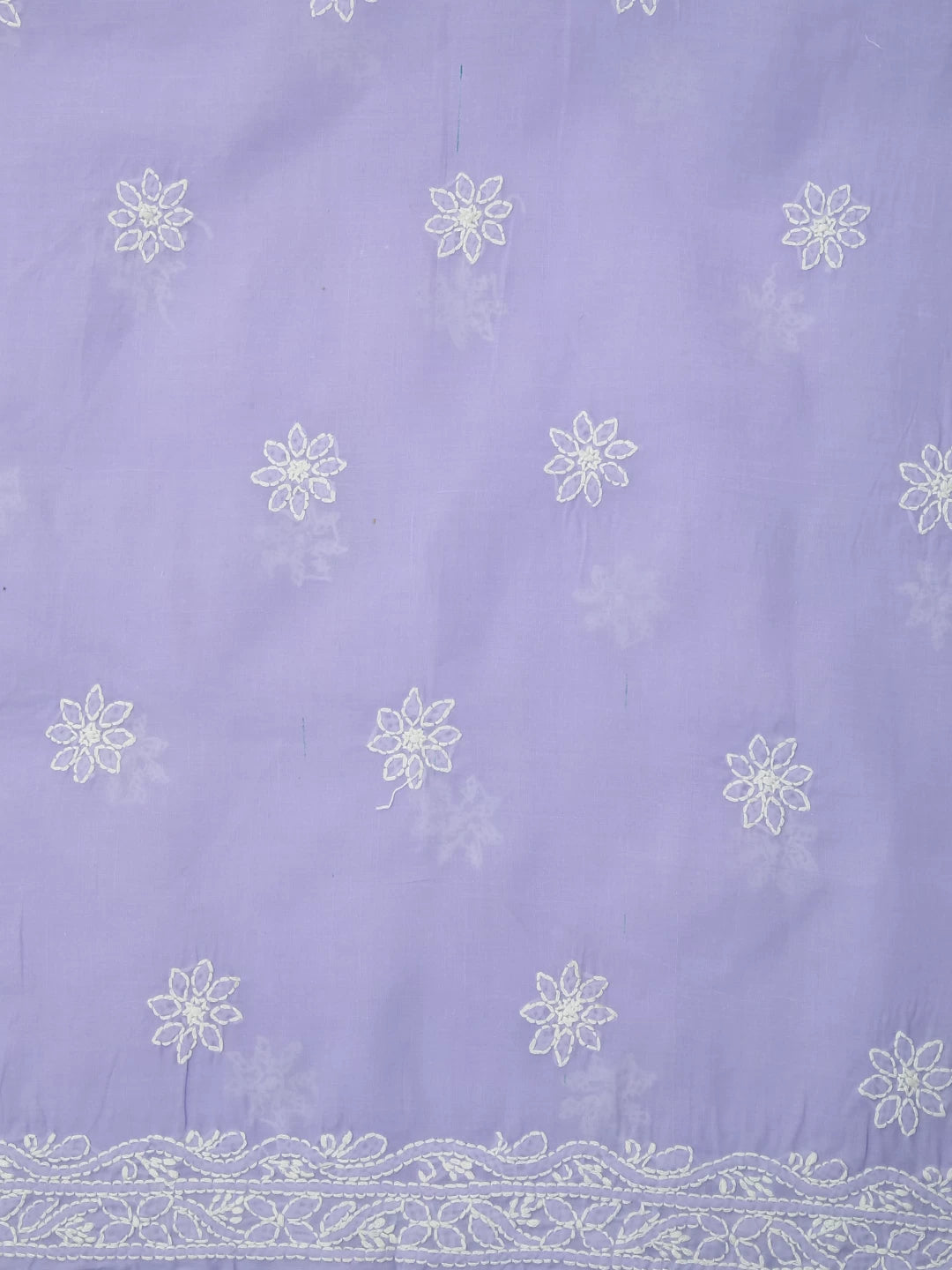 Ada Hand Embroidered Mauve Cotton Lucknowi Chikankari Unstitched Suit Piece A211282