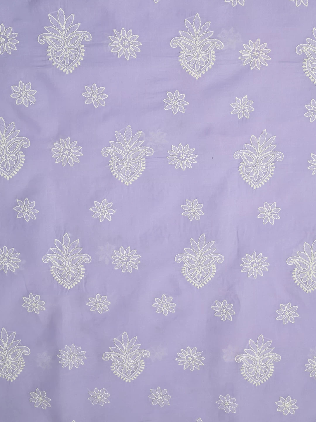 Ada Hand Embroidered Mauve Cotton Lucknowi Chikankari Unstitched Suit Piece A211282