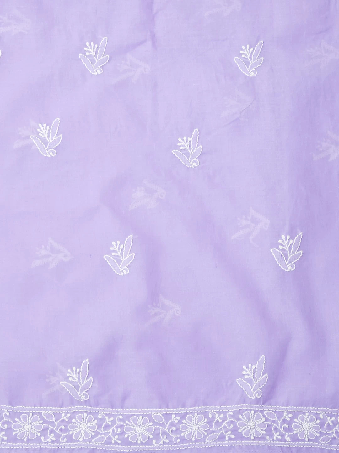 Ada Hand Embroidered Mauve Cotton Lucknowi Chikankari Unstitched Suit Piece 01A409626