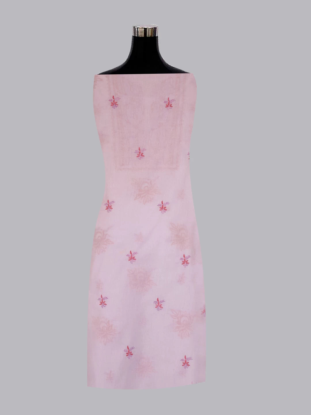 Ada Hand Embroidered Lilac Cotton Lucknowi Chikankari Unstitched Suit Piece 01A461198