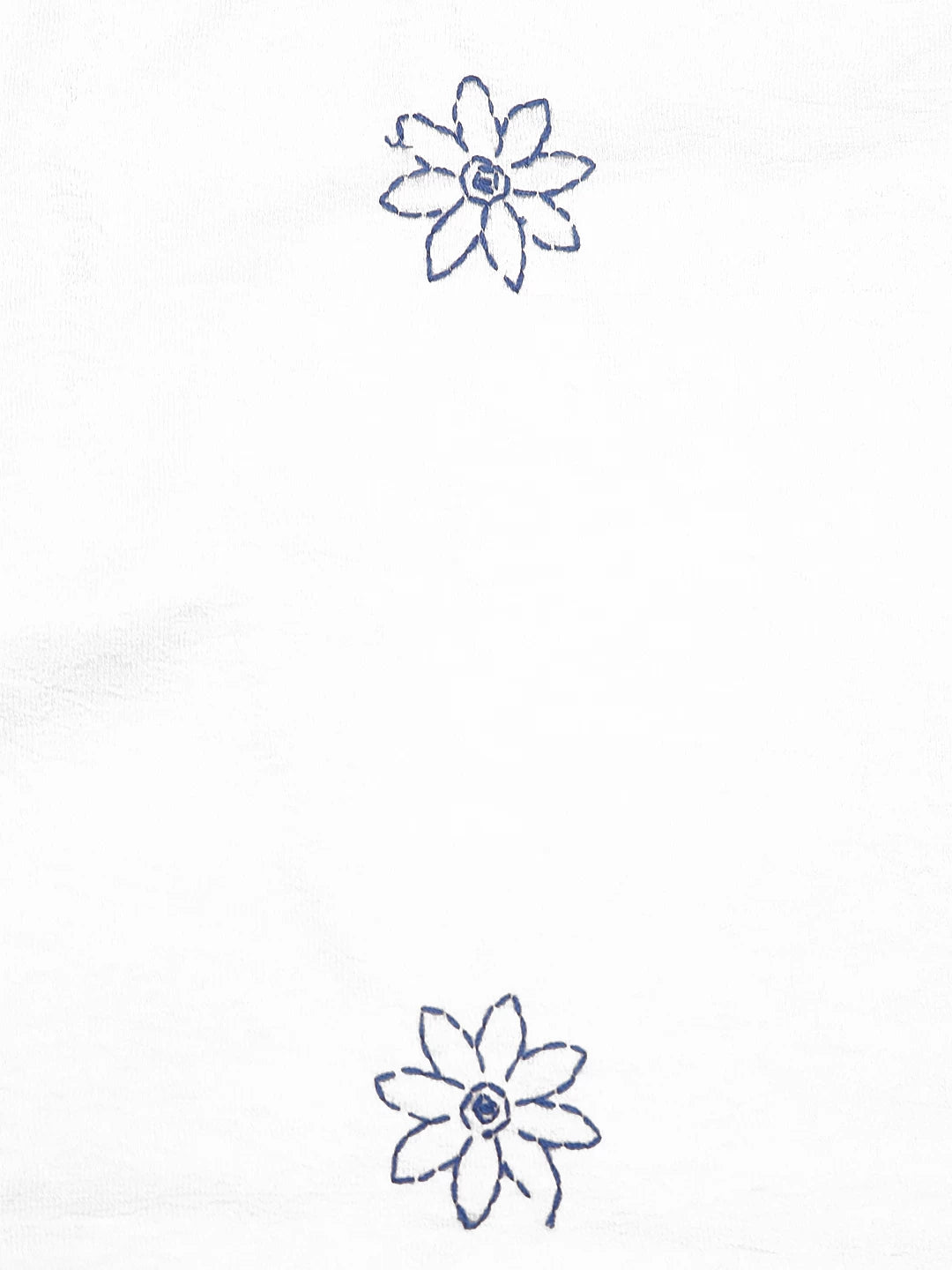 Ada Hand Embroidered White Silk Lucknowi Chikankari Bed Sheet With Pillow /Cushion Cover Set 01A442695