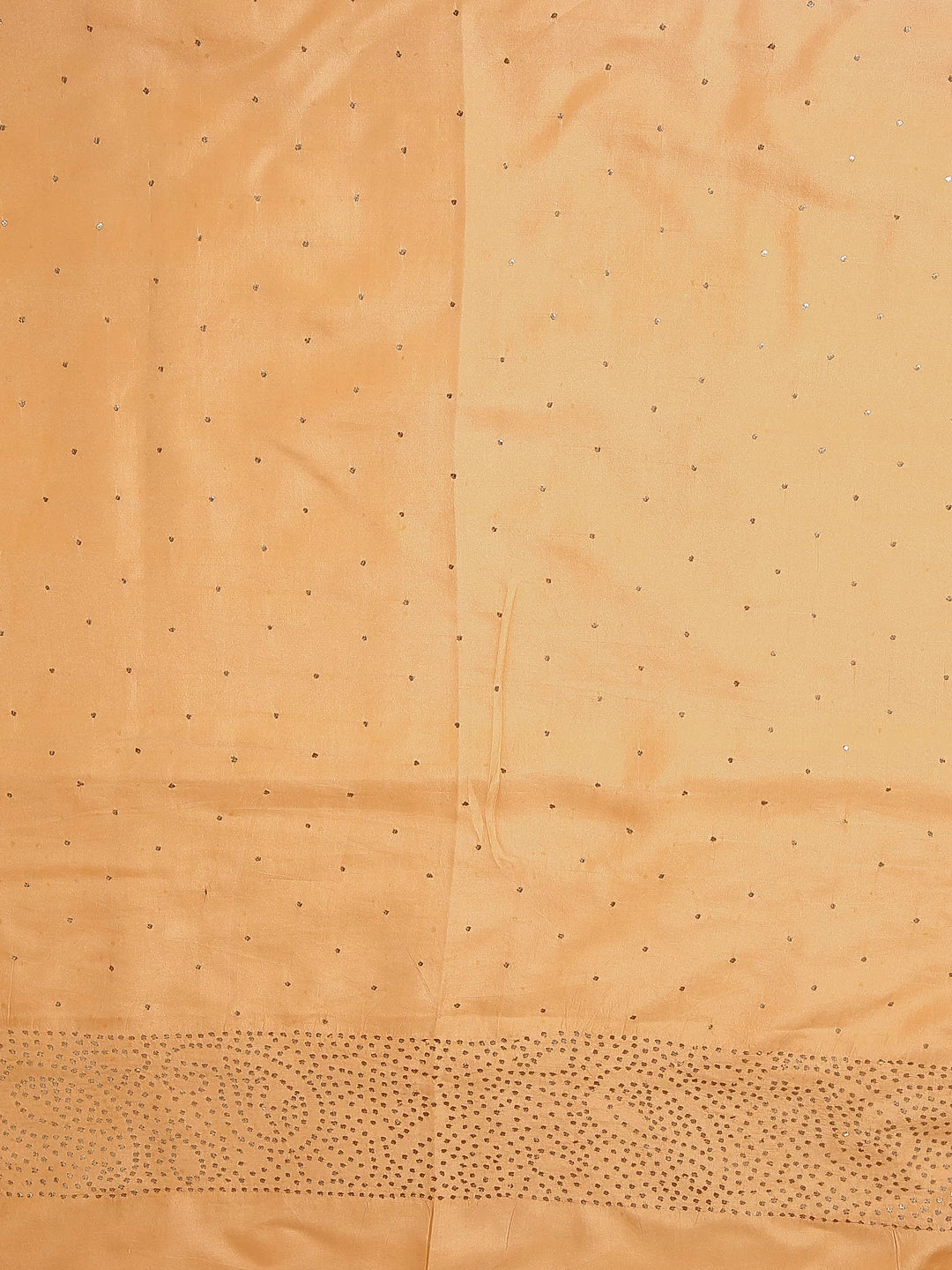 Ada Peach Silk Dupatta With Mukaish Work A92939