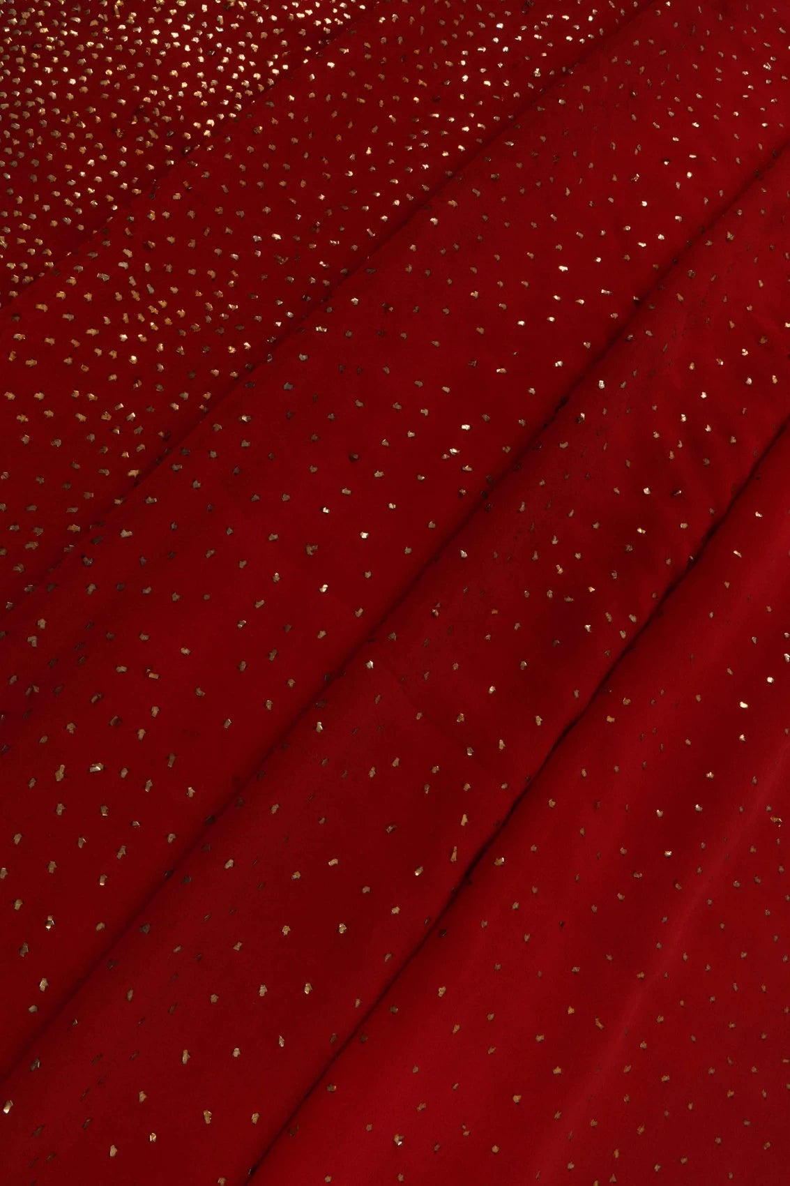Ada Hand Embellished Maroon Pure Georgette Lucknowi Chikankari Saree With Blouse And Muqaish Work A564529