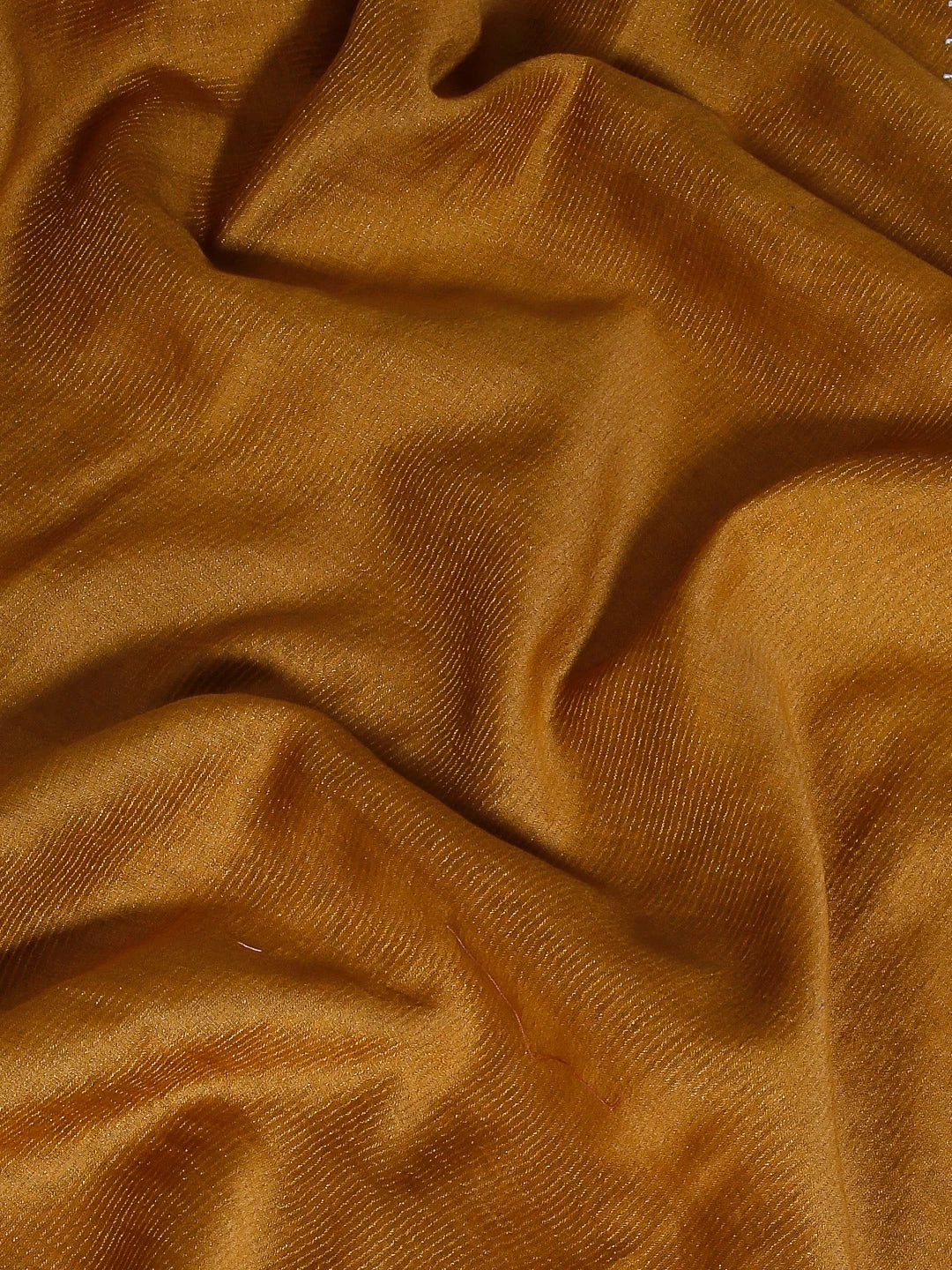 Ada Hand Embroidered Mustard Chanderi Lucknowi Chikankari Semi stitched Men's Kurta Piece 01A441027