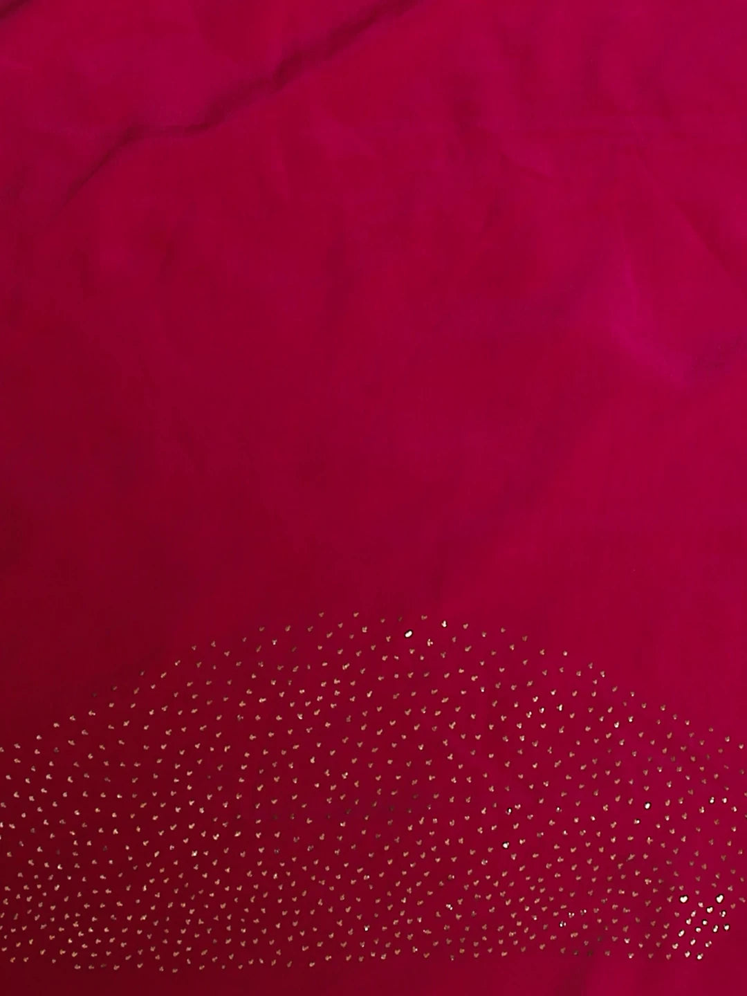 Ada Hand Embroidered Magenta Pure Georgette Lucknowi Chikankari Saree/Blouse With Muqaish Work 01A353792
