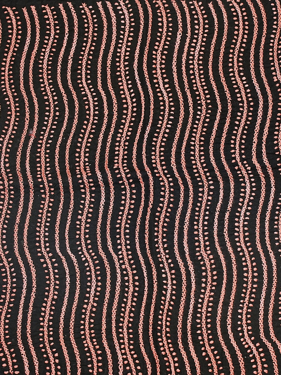 Ada Hand Embroidered Black Cotton Lucknowi Chikankari Cushion Cover 01A526827